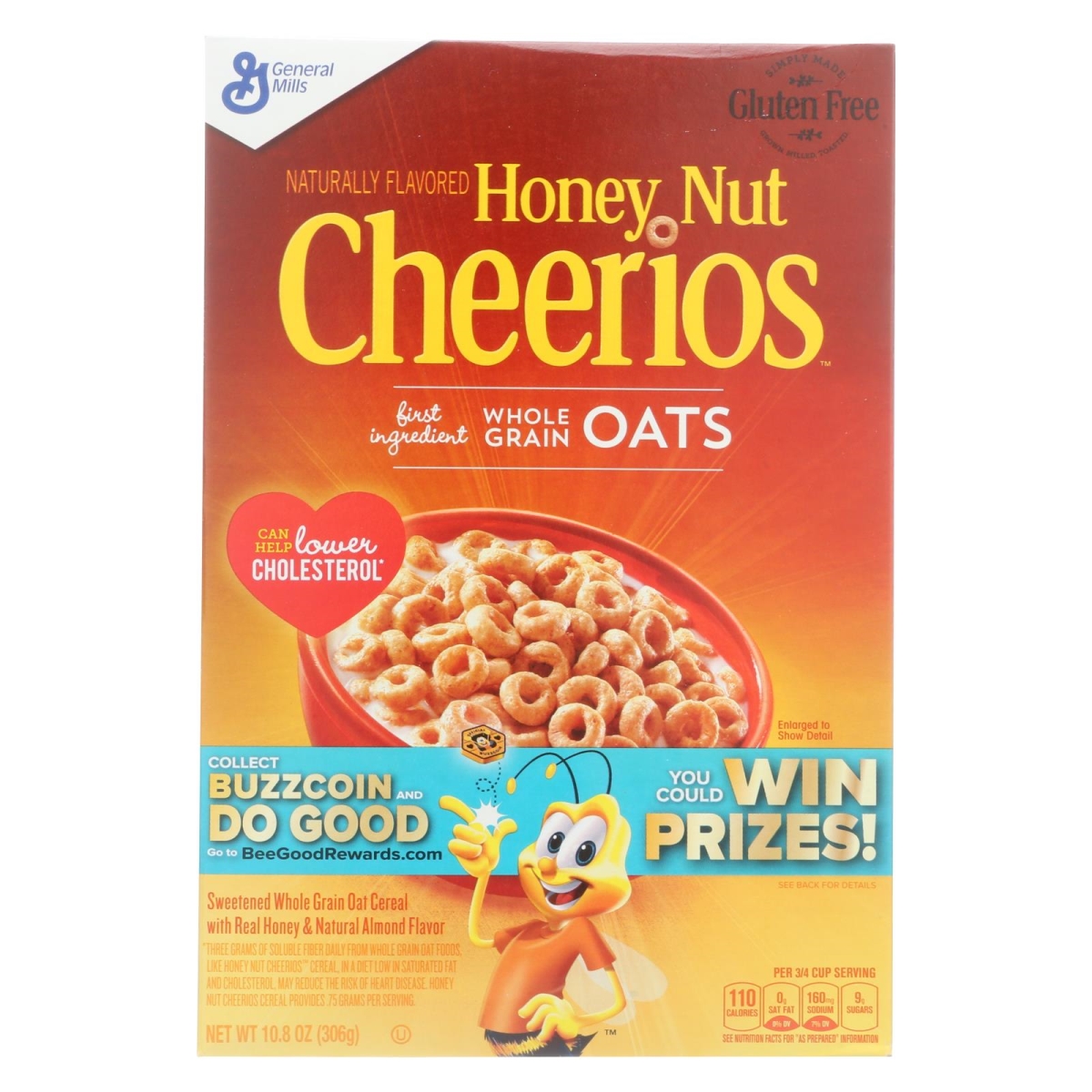 Picture of General Mills 2281079 10.8 oz Honey Nut Cheerios Cereal 