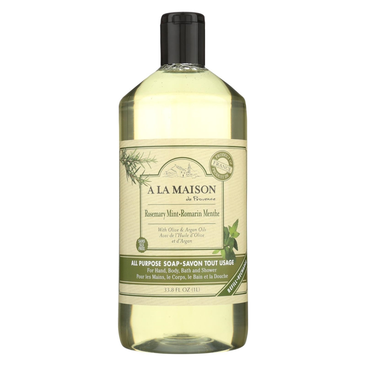 Picture of A LA Maison 2291557 33.8 fl oz Rosemary Mint Liquid Hand Soap