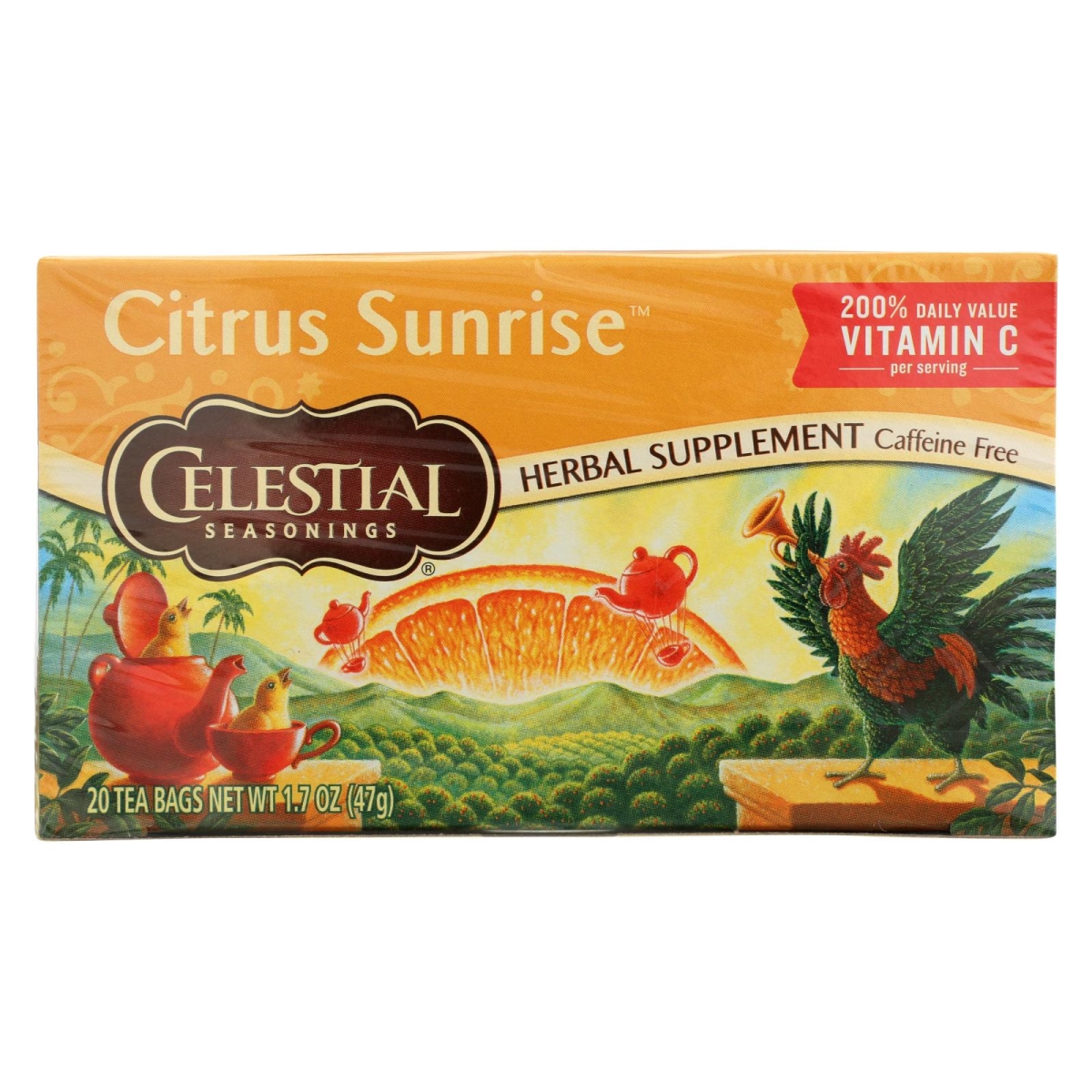 Picture of Celestial Seasonings 2327724 Citrus Sunrise Tea&#44; 20 Bags 