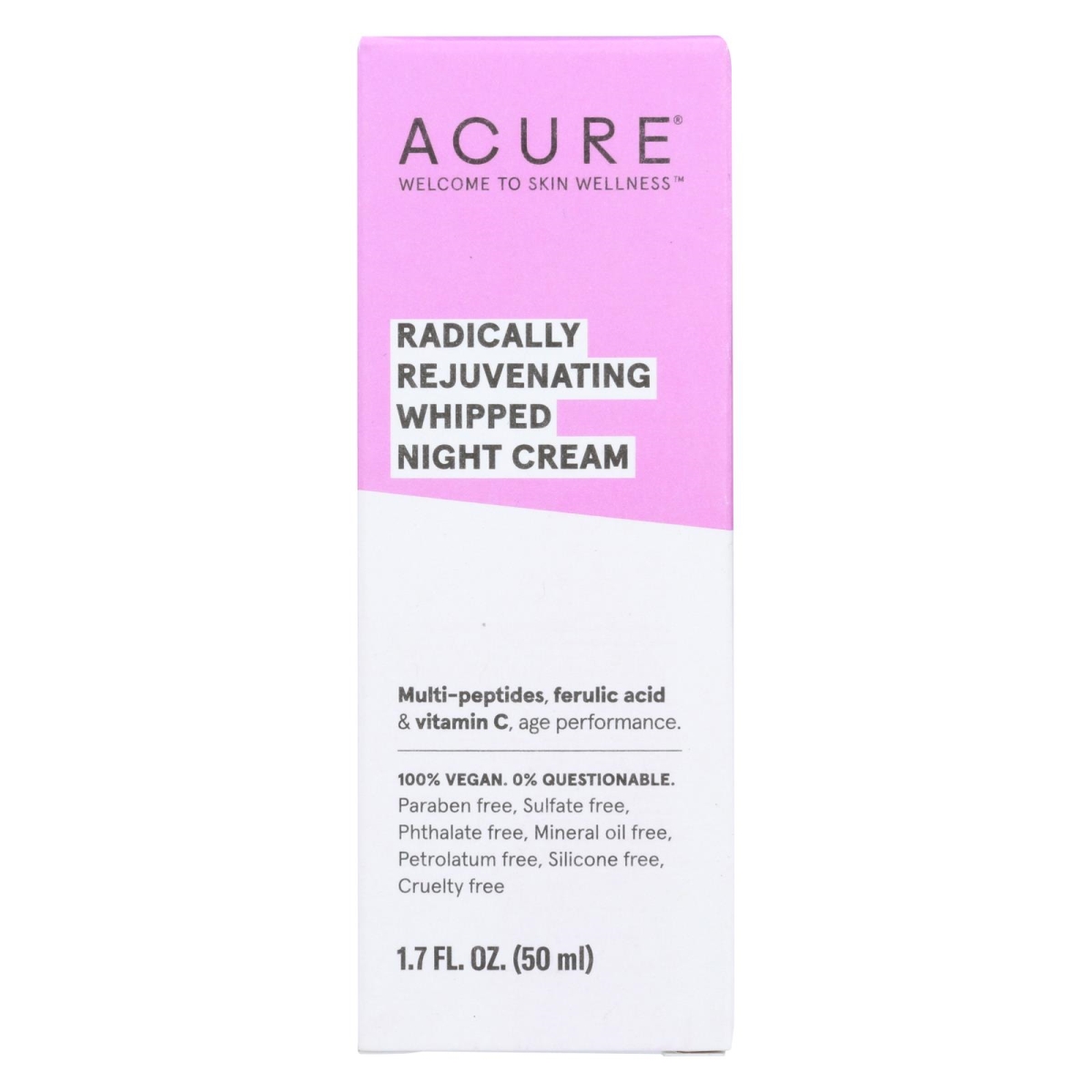 Picture of Acure 2344240 1.7 fl oz Whipped Night Cream - Radically Rejuvenating