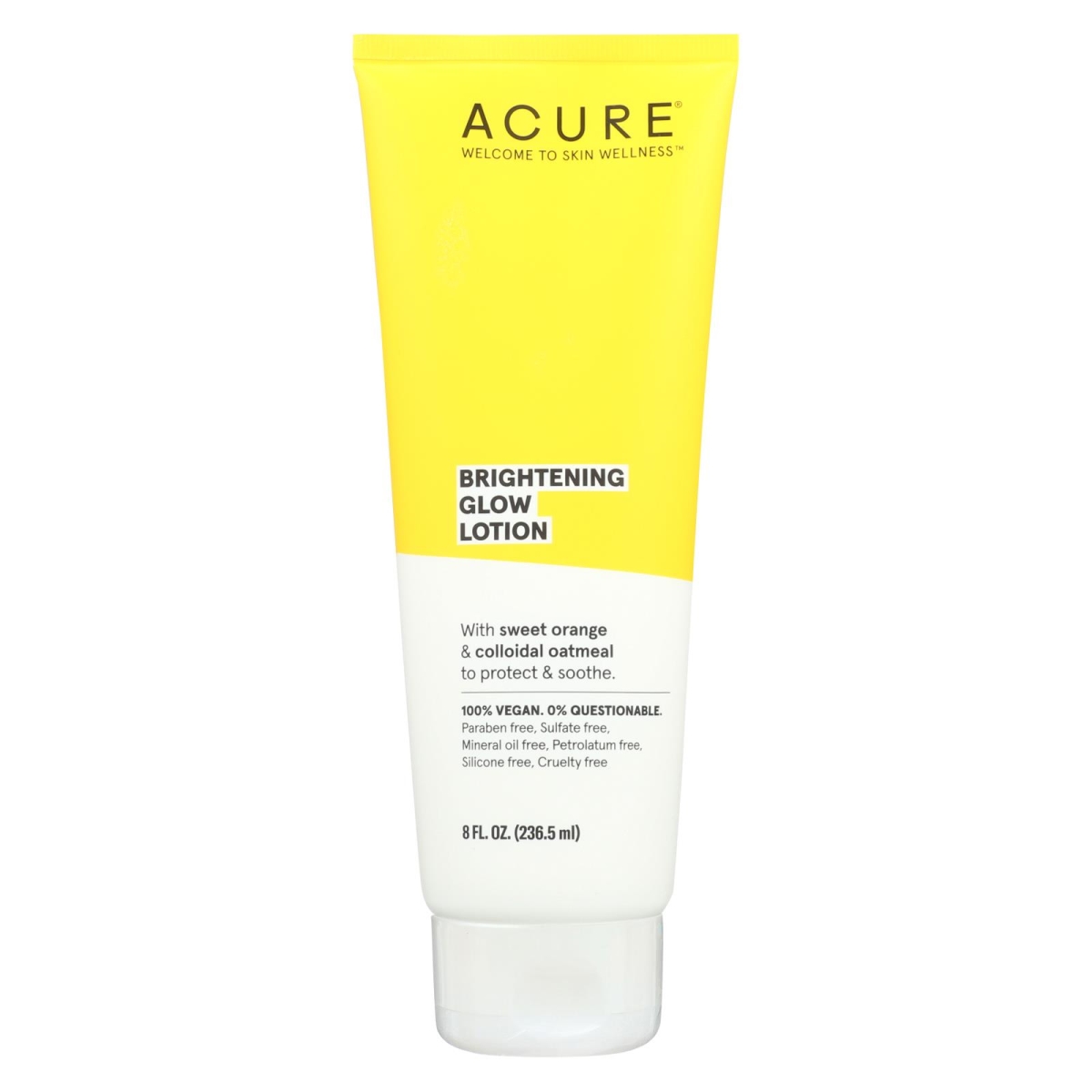 Picture of Acure 2343994 8 fl oz Lotion Brightening Glow Moisture - Sweet Orange &amp; Oatmeal