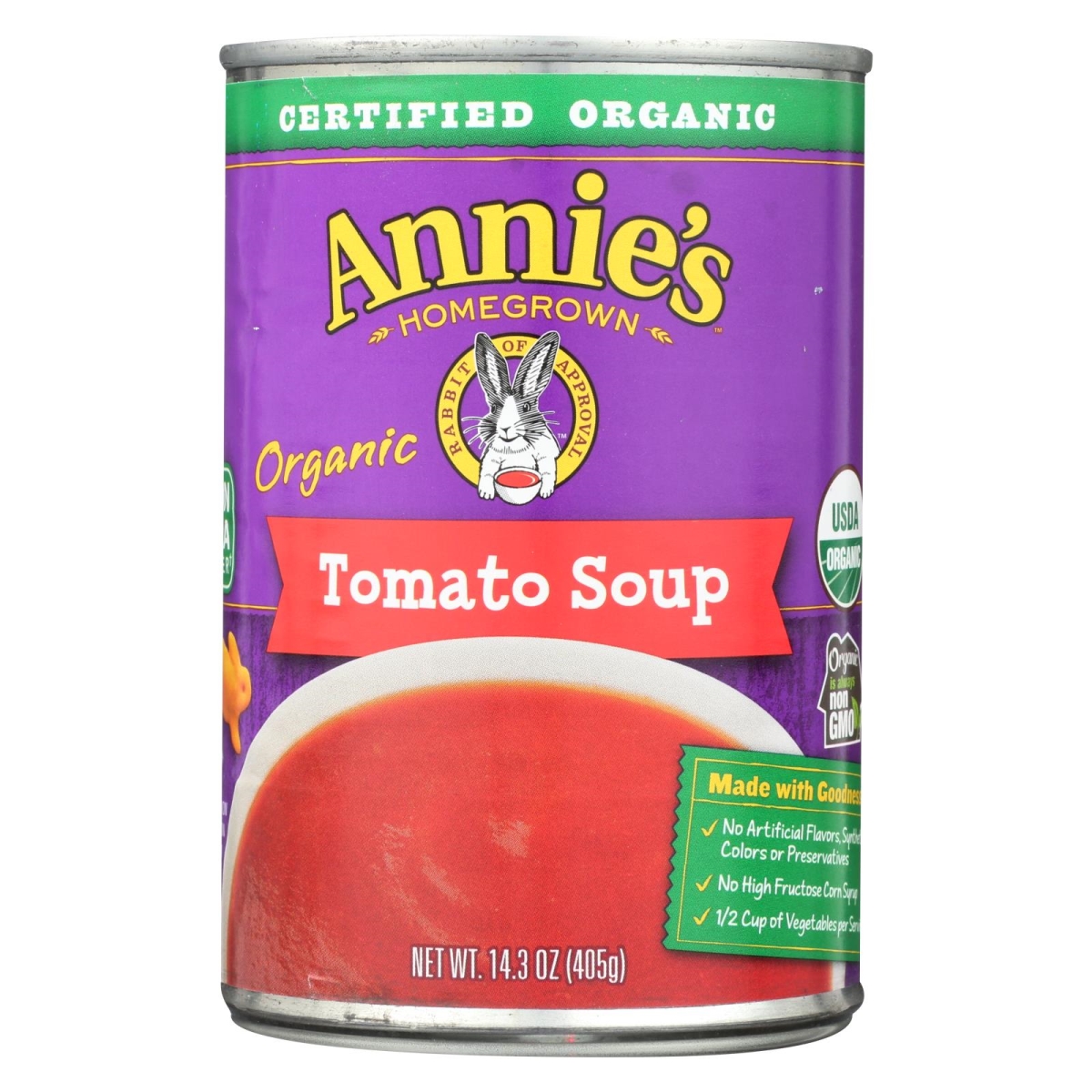 Picture of Annies Homegrown 2304731 14.3 oz Organic Tomato Soup 
