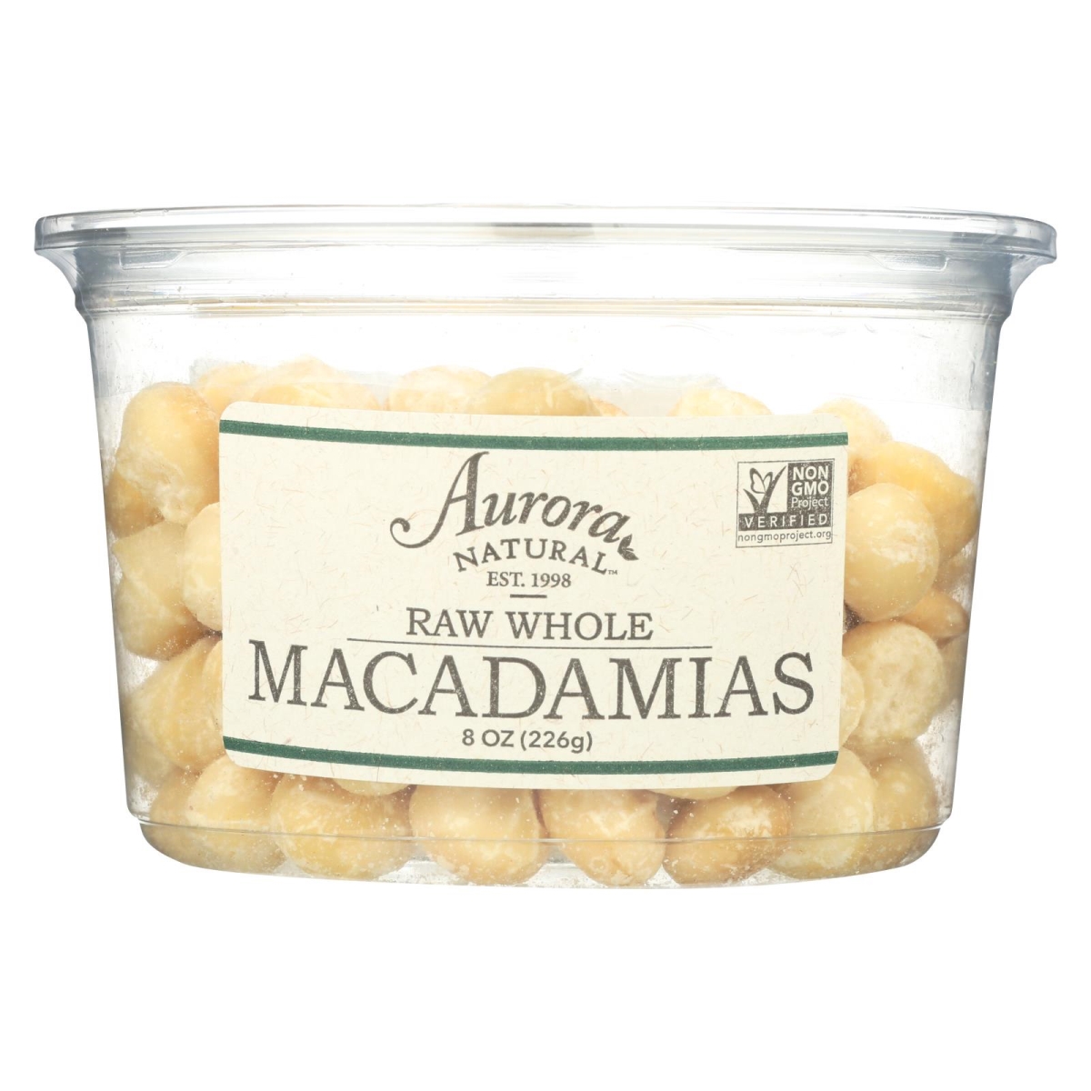 Picture of Aurora Products 2289577 8 oz Raw Whole Macadamias 