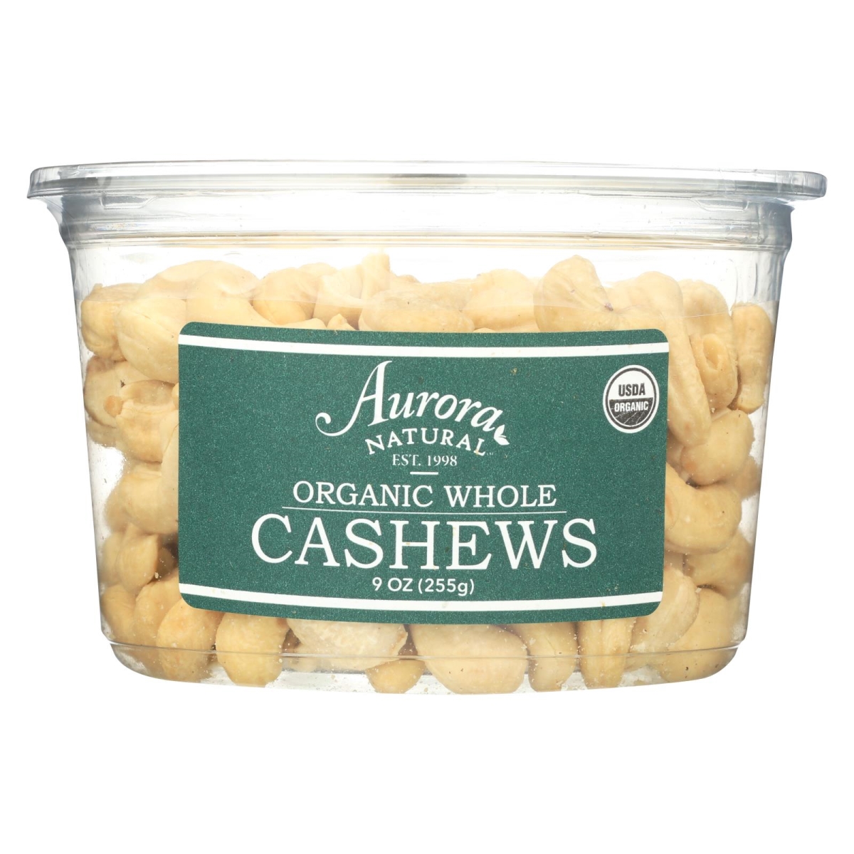 Picture of Aurora Products 2289098 9 oz Organic Whole Cashews 