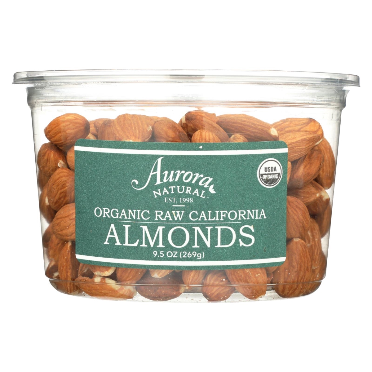 Picture of Aurora Products 2289023 9.5 oz Organic Raw California Almonds 