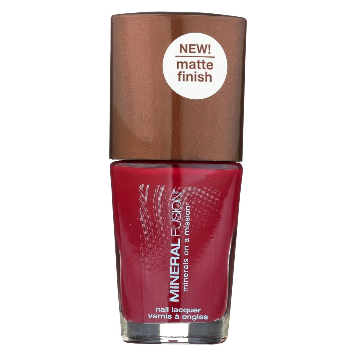Picture of Mineral Fusion 2281327 0.33 oz Matte Mulberry Nail Polish