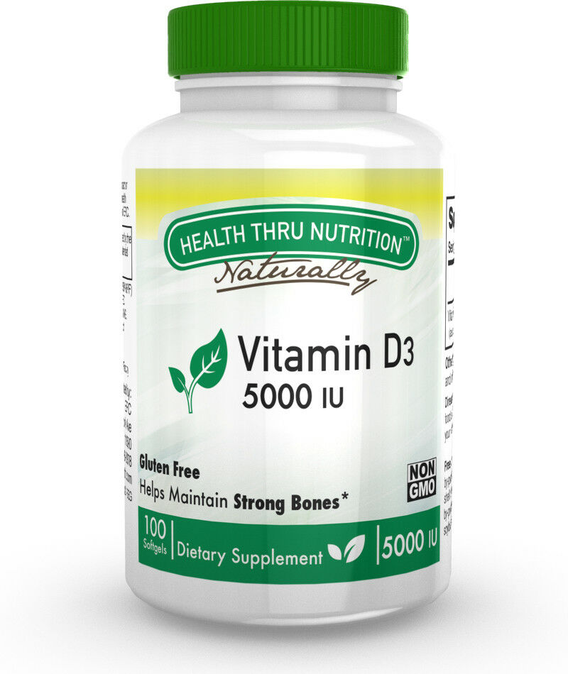 Picture of Health Thru Nutrition 2363216 Vitamin D3 5000iu Softgels - 100 Count