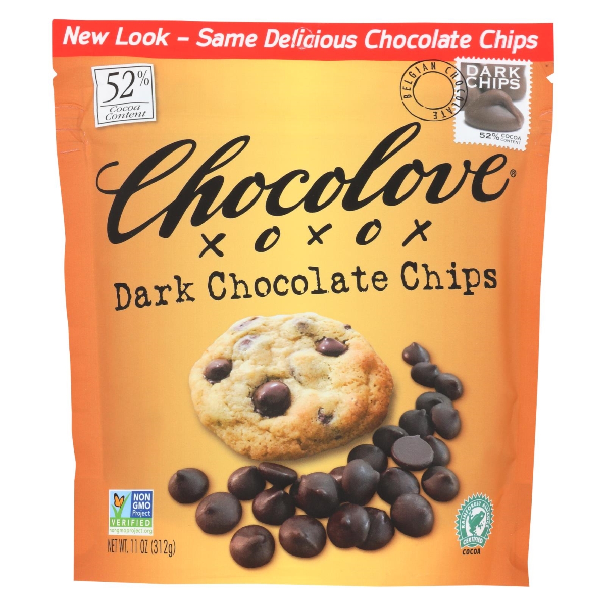 Picture of Chocolov 2332971 11 oz Dark Chocolate Chips 