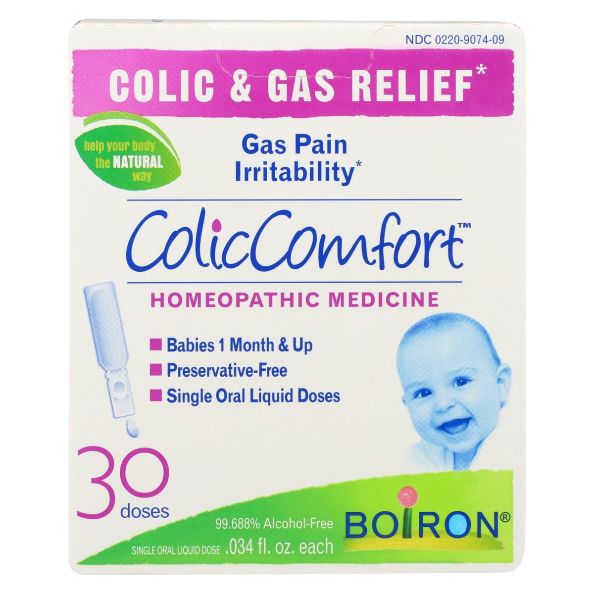 Picture of Boiron 2314300 Colic Comfort Colic &amp; Gas Relief - 30 Count