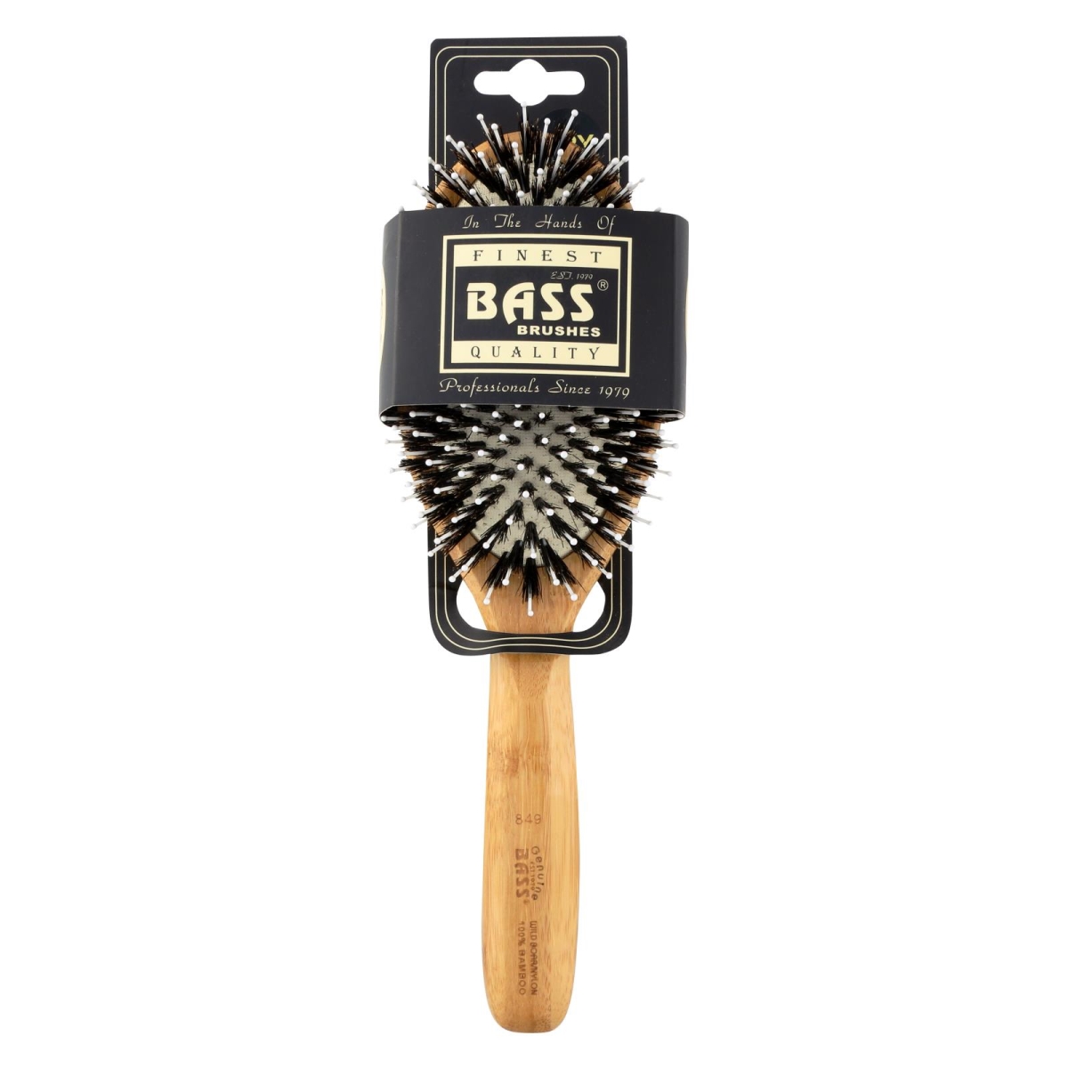 Picture of Bass 2206027 Large Oval Wild Boar Nylon Bristle Brush