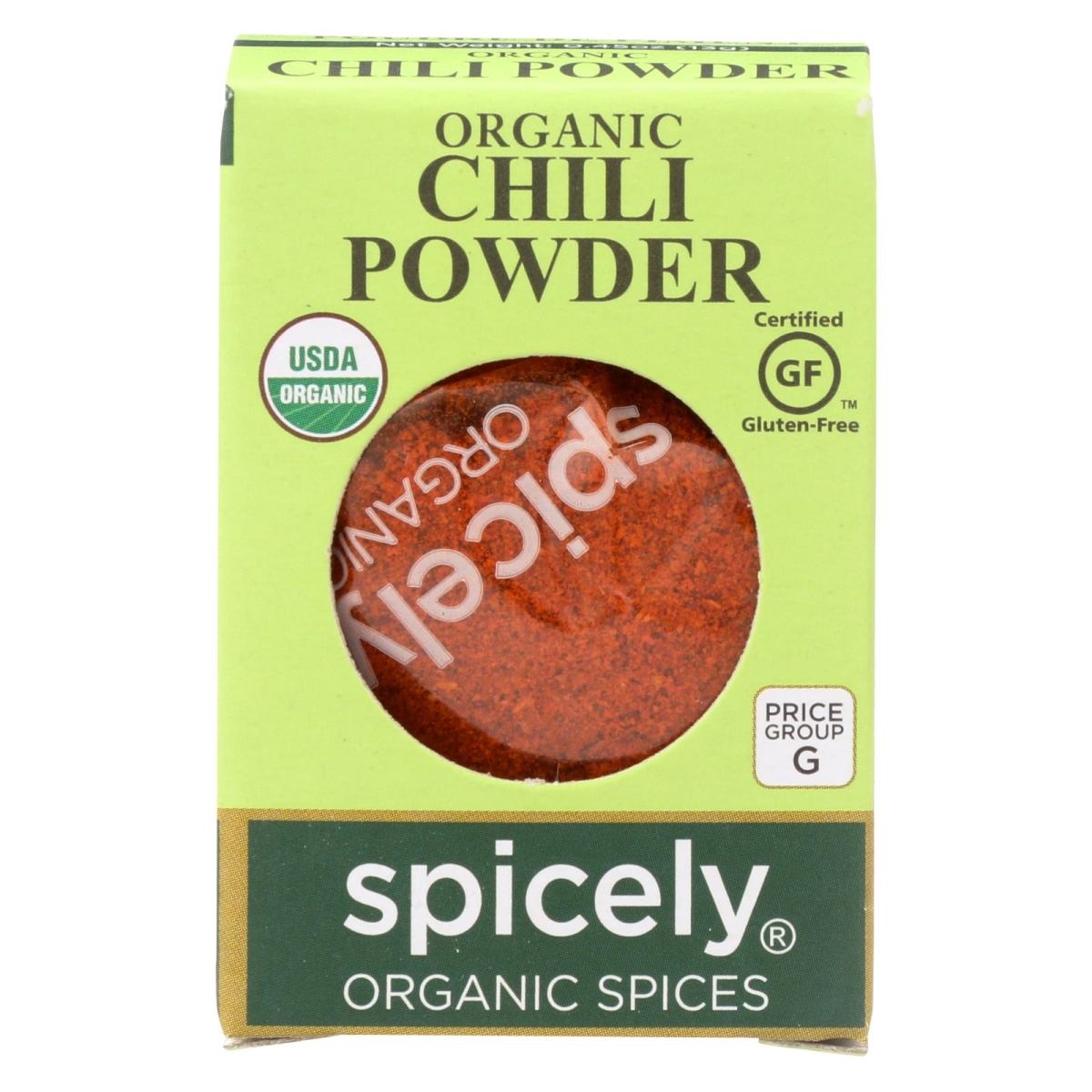 Picture of Spicely Organics 2114528 0.45 oz Organic Chili Powder 