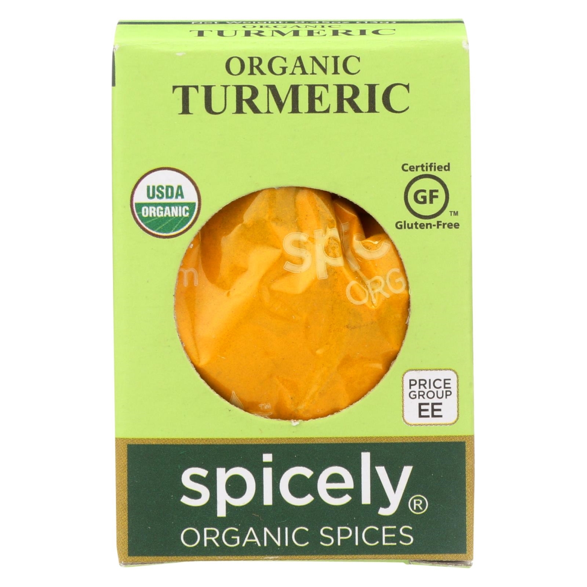 Picture of Spicely Organics 2115319 0.45 oz Organic Turmeric 