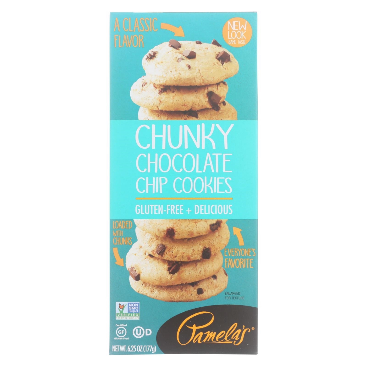 Picture of Pamelas Products 2361434 6.25 oz Chunky Chocolate Chip Gluten Free Cookies 