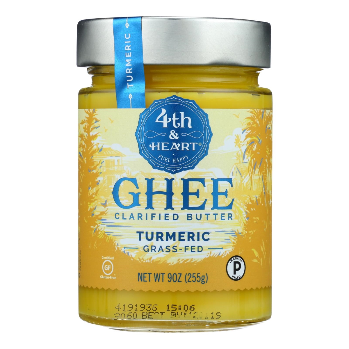 Picture of 4th &amp; Heart 2387405 9 oz Turmeric Grass Fed Ghee