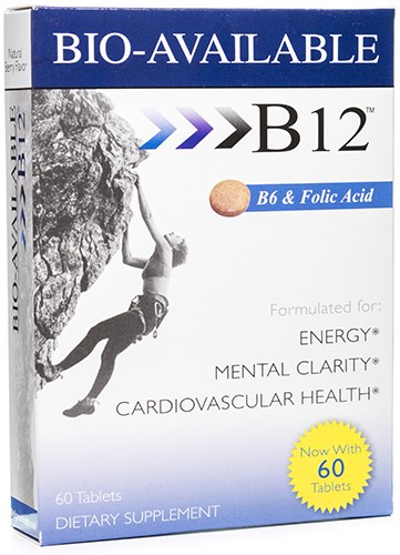 Heaven Sent 244921 Bio-Available B12 Tablets, 60 Count