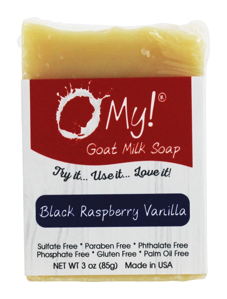 226115 3 oz Mini Os Goat Milk Soap, Black Raspberry Vanilla