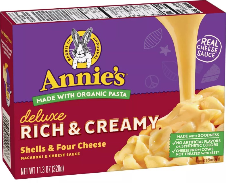 Picture of Annies 241498 11.3 oz Organic Deluxe Macaroni &amp; Four Cheese