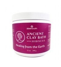 Picture of Zion Health 206177 12 oz Ancient Clay Bath&#44; Hibiscus