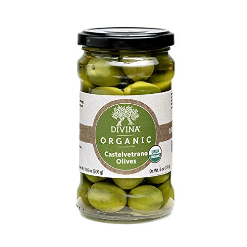 Picture of Divina 237142 6 oz Organic Castelvetrano Olives