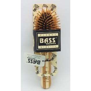 Picture of Bass Brushes 220730 Small Oval Cushion Wood Bristles Wood Brush