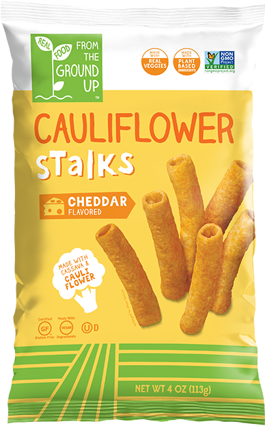 Picture of From The Ground Up 238442 4.5 oz Cauliflower Cheddar Stalk