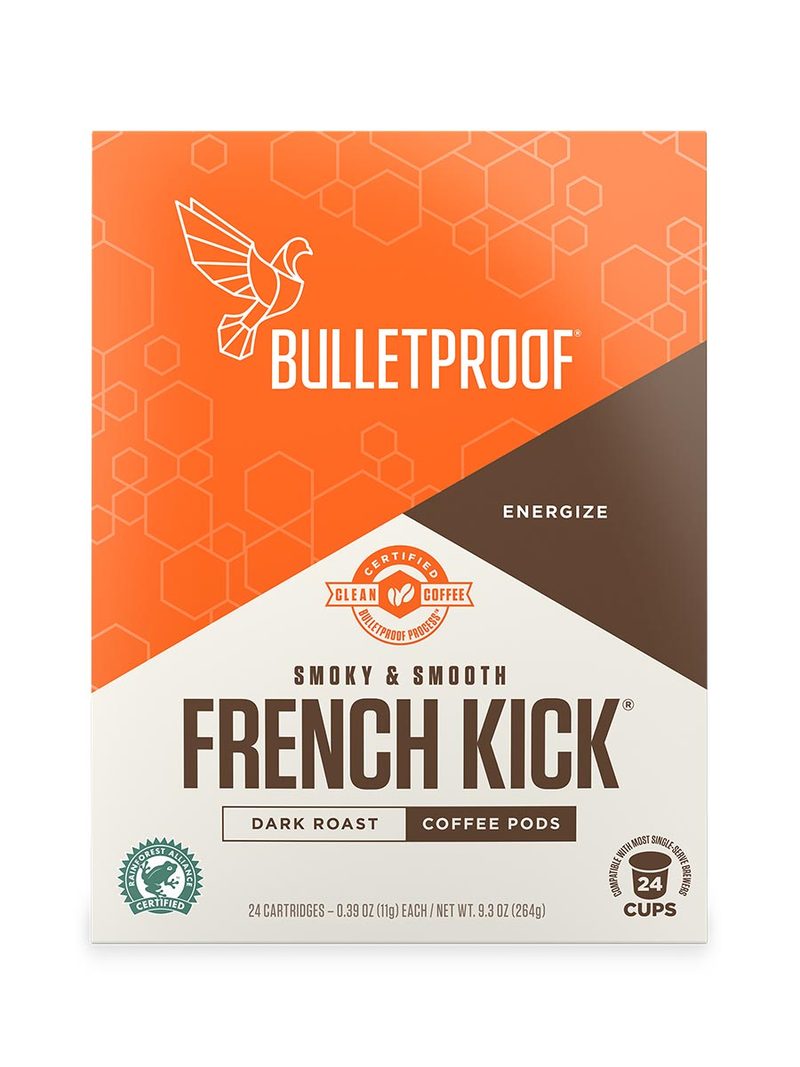 Picture of Bulletproof 239567 K-Cups French Kick Dark Roast Coffee Pods