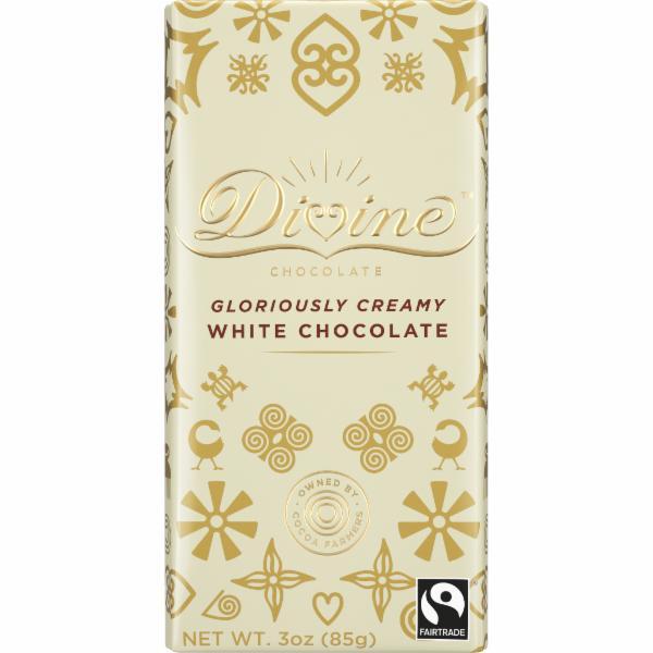 Picture of Divine Chocolate 239843 3 oz White Chocolate Bars