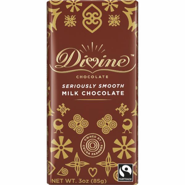 Picture of Divine Chocolate 239842 3.5 oz Milk Chocolate Bar