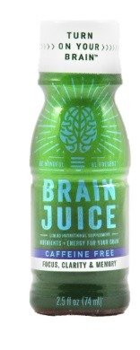Picture of Brainjuice 237979 2.5 fl oz Liquid Nutritional Supplement Caffeine Free