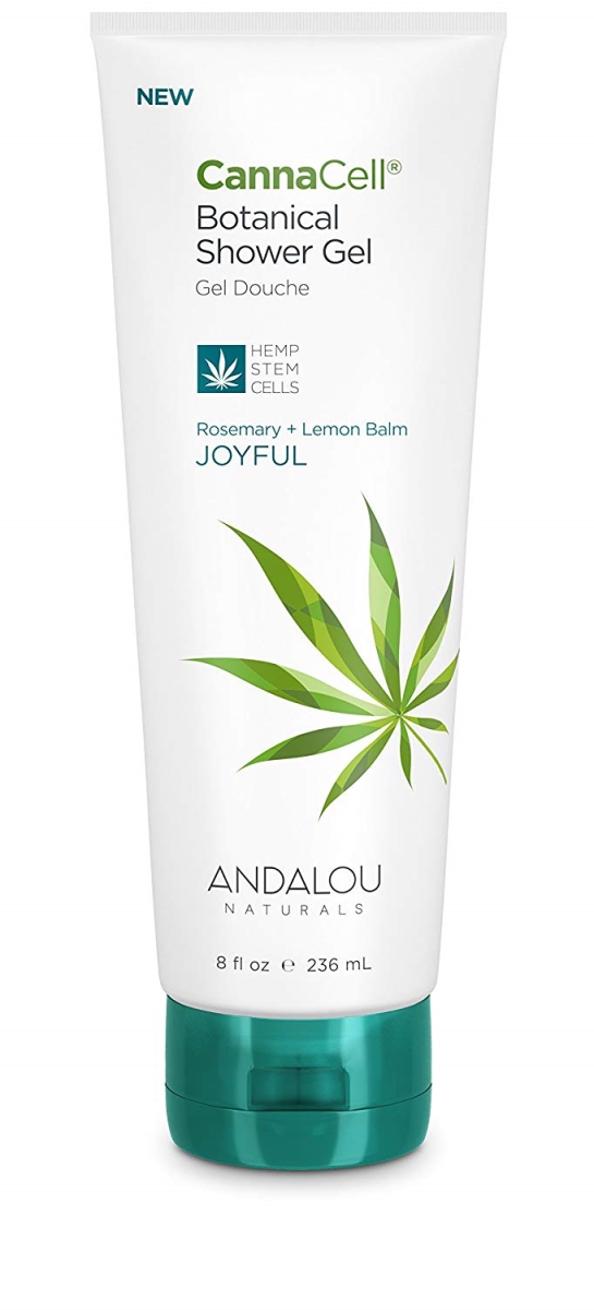 Picture of Andalou Naturals 244457 8 oz Cannacell Shave Cream&#44; Rosemary Plus Lemon Balm