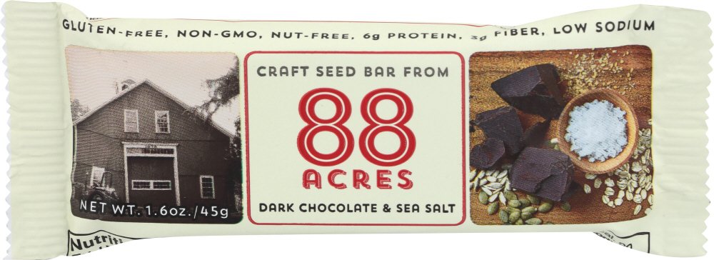 Picture of 88 Acres 189856 1.6 oz Dark Chocolate &amp; Sea Salt Bars