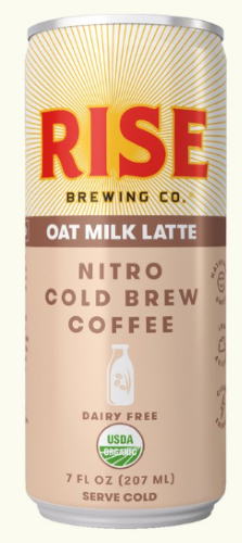 Picture of Rise Brewing 237985 7 fl oz Organic Oat Milk Latte Nitro Cold Brew Coffee