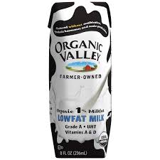 Picture of Organic Valley 237651 21 Percentage Organic Low Fat Milk