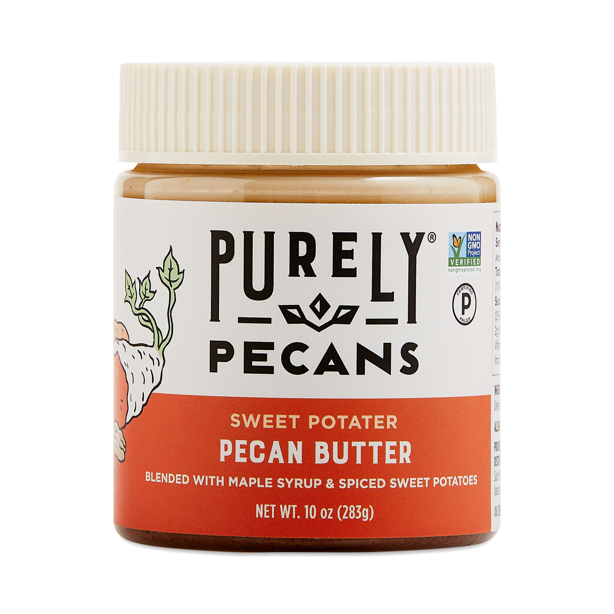Picture of Purely Pecan 243627 10 oz Sweet Potater Pecan Butter