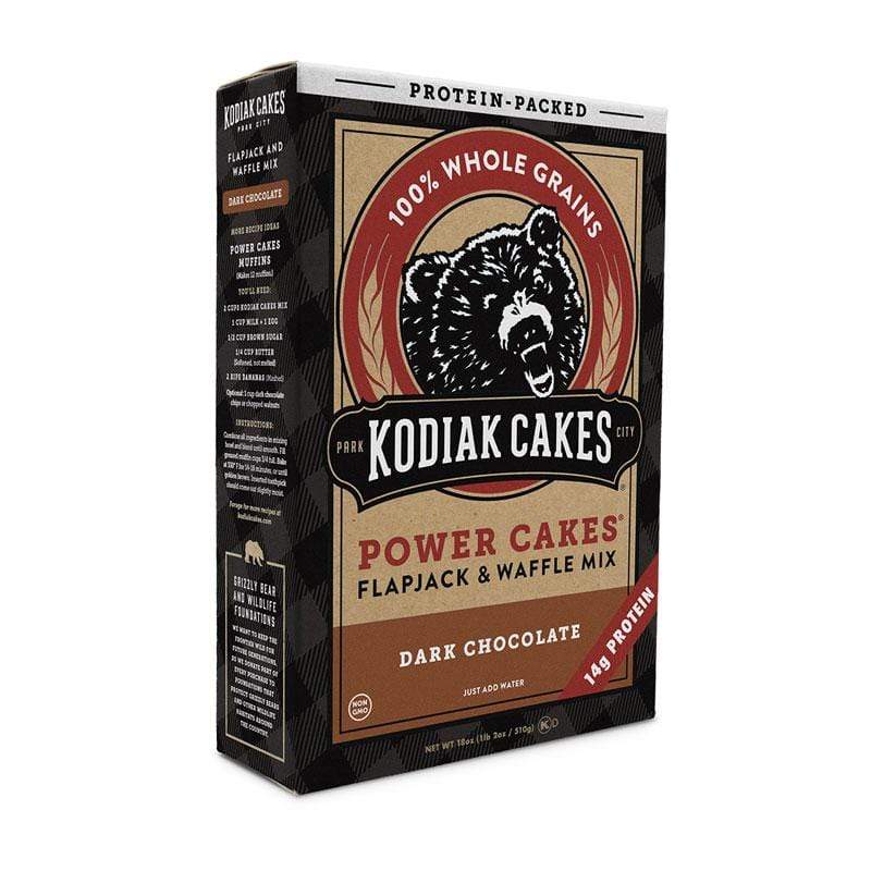 Picture of Kodiak Cakes 196829 18 oz Power Cakes Flapjack & Waffle Mix, Dark Chocolate