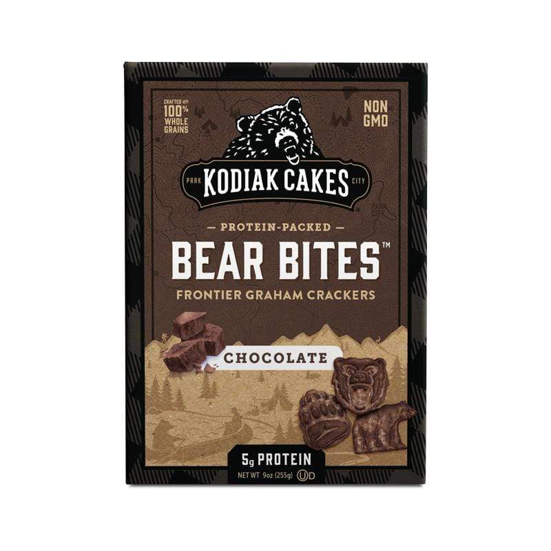 Picture of Kodiak Cakes 244083 9 oz Bear Bites Frontier Graham Crackers&#44; Chocolate
