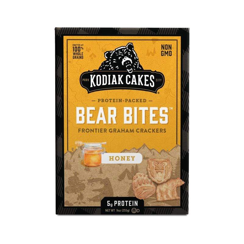 Picture of Kodiak Cakes 244082 9 oz Bear Bites Frontier Graham Crackers&#44; Hony