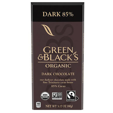 Picture of Green &amp; Blacks 244518 3.17 oz Organic 85 Percent Cacao Dark Chocolate Bar