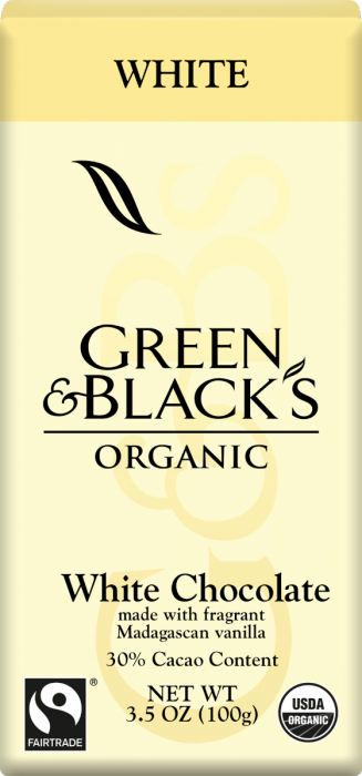 Picture of Green &amp; Blacks 244563 3.17 oz Organic White Chocolate Bar