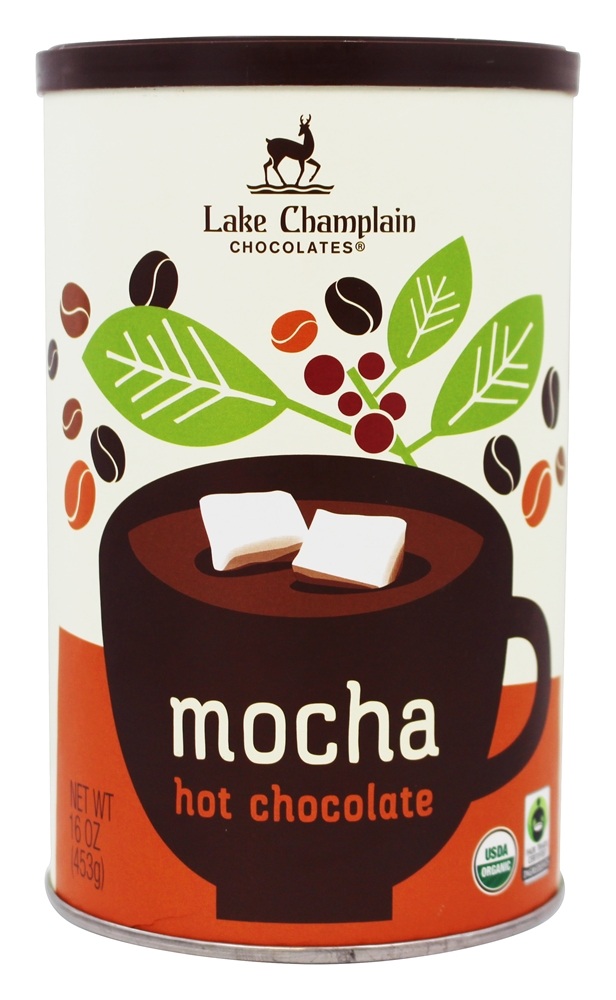 Picture of Lake Champlain Chocolates 230653 16 oz Organic Mocha Hot Chocolate