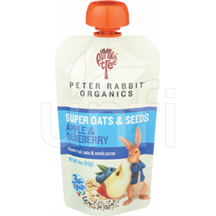 Picture of Peter Rabbit Organics 230698 4 oz Organic Super Oats &amp; Seeds - Apple &amp; Blueberry