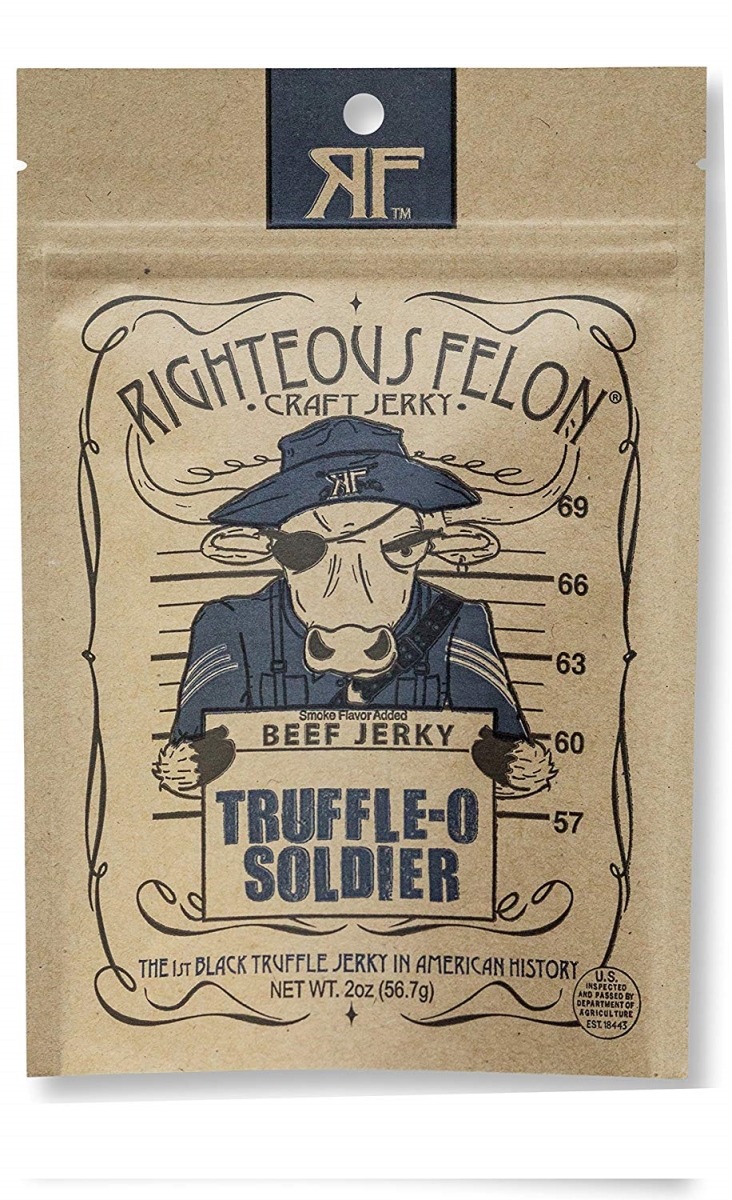 Picture of Righteous Felon Craft Jerky 209957 2 oz Truffle-O Soldier Beef Jerky