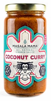 Picture of Masala Mama 231238 10 oz Coconut Curry All Natural Simmer Sauce