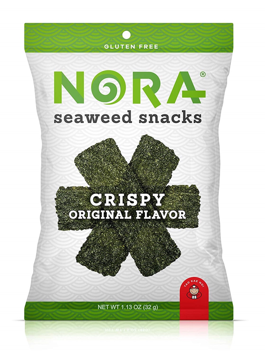 Picture of Nora Snacks 245484 1.13 oz Original Crispy Seaweed Snack