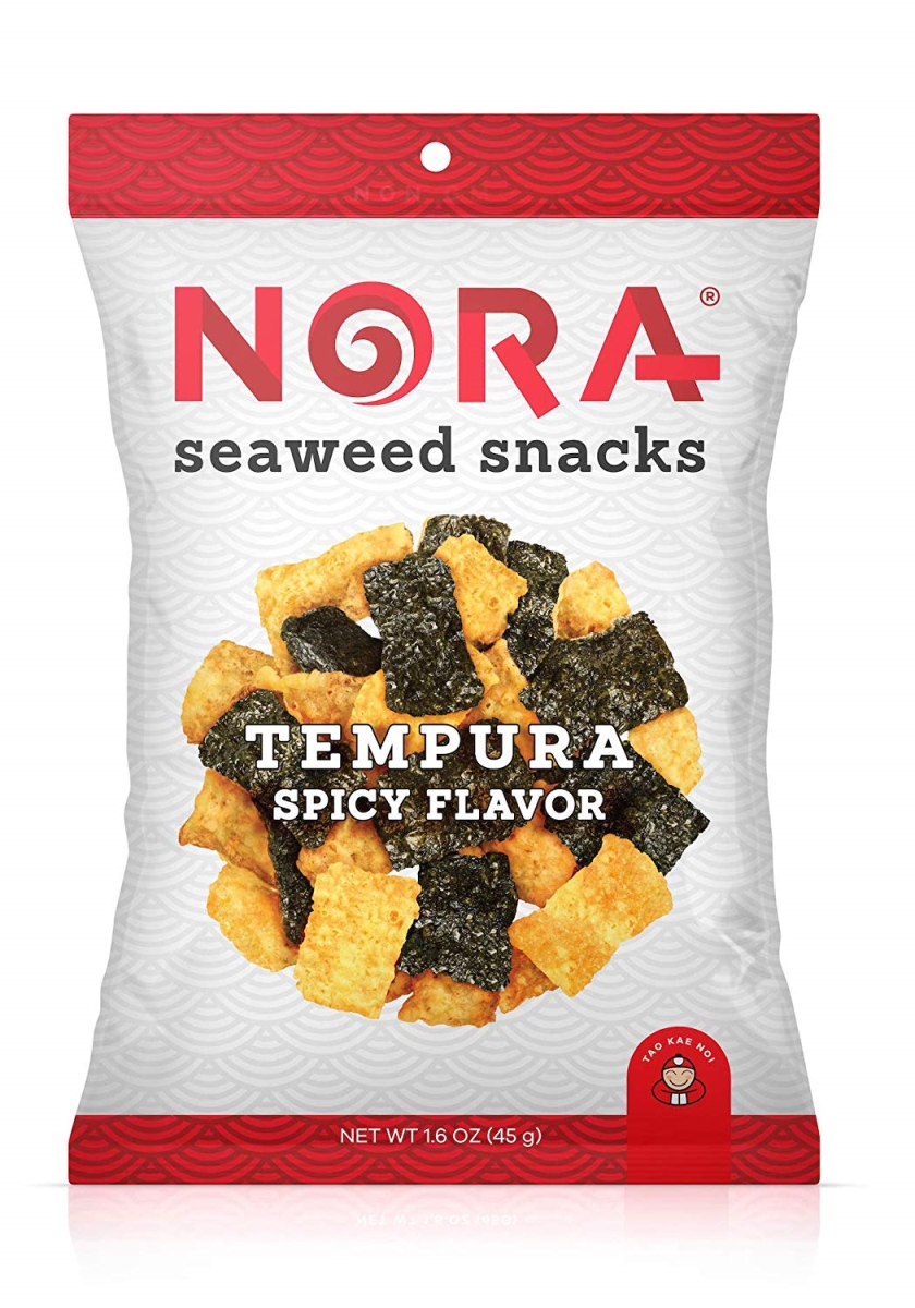 Picture of Nora Snacks 245485 1.6 oz Tempura Seaweed Spicy Seaweed Snack