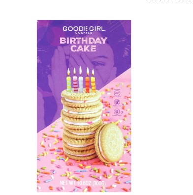 Picture of Goodio 232813 10.5 oz Birthday Cake Cookies