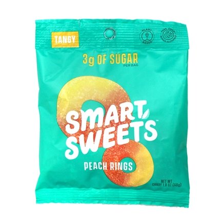 Picture of Smartsweets 242664 1.8 oz Peach Rings Gummy