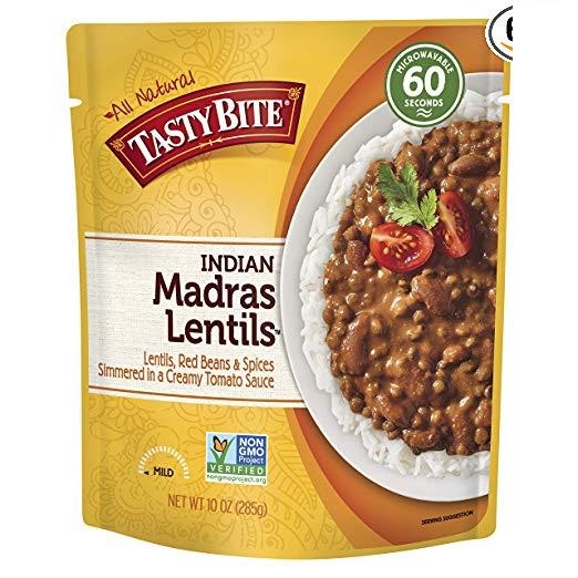 Picture of Tasty Bite 240164 10 oz Organic Indian Madras Lentils, Hot & Spicy