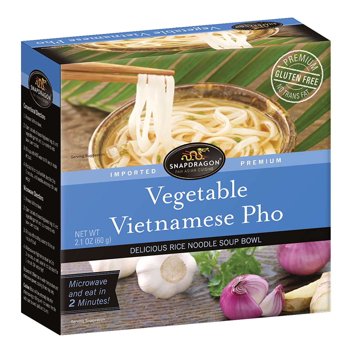 Picture of Snapdragon 234097 2.1 oz Vegetable Vietnamese Pho Soup Bowl