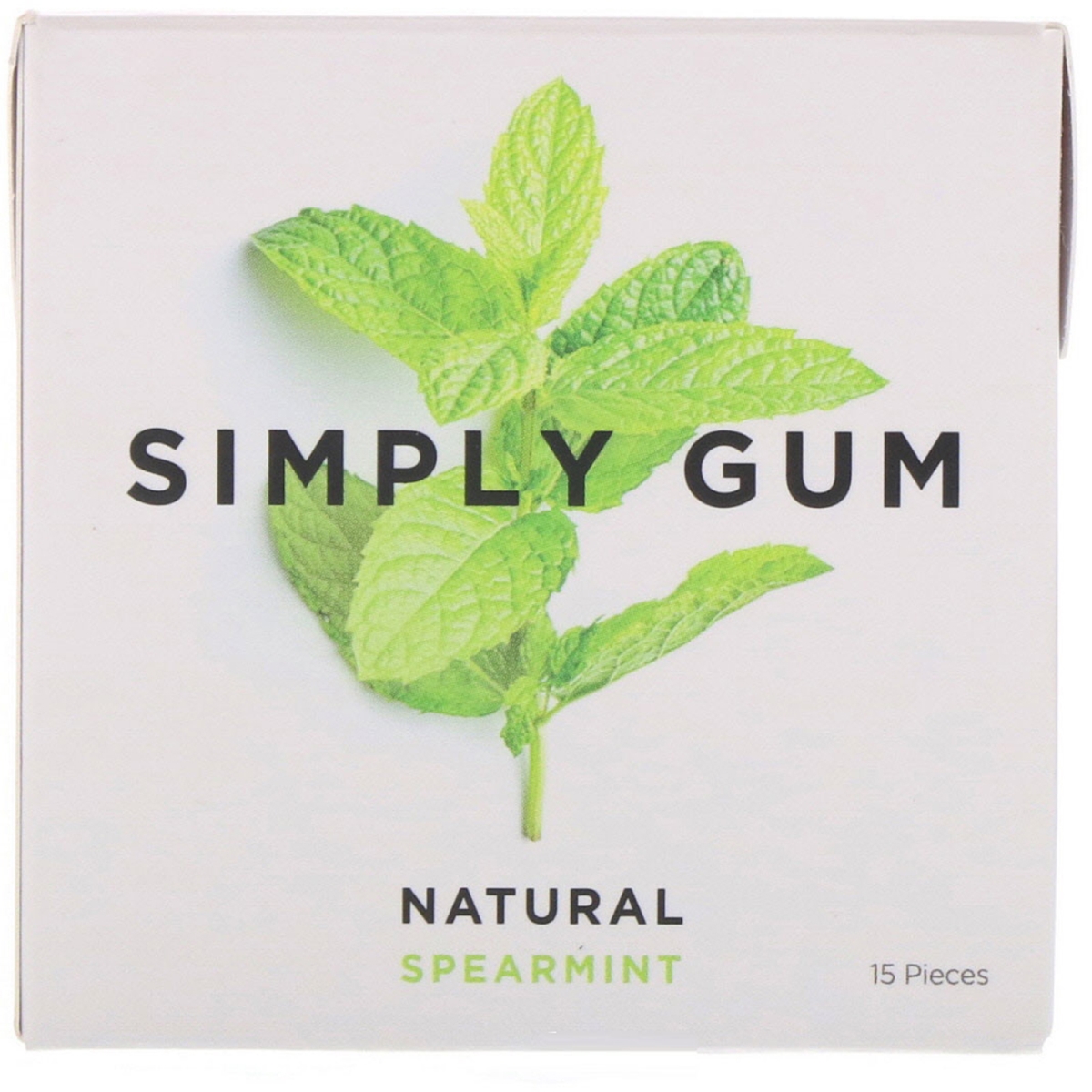 Spearmint Natural Chewing Gum